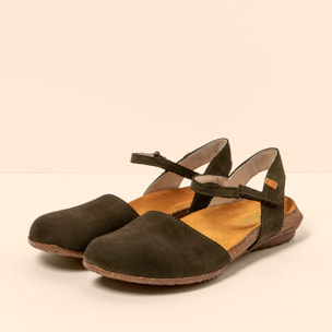 Sandalias N412 NOBUCK LAVADO KAKI / WAKATAUA color Kaki