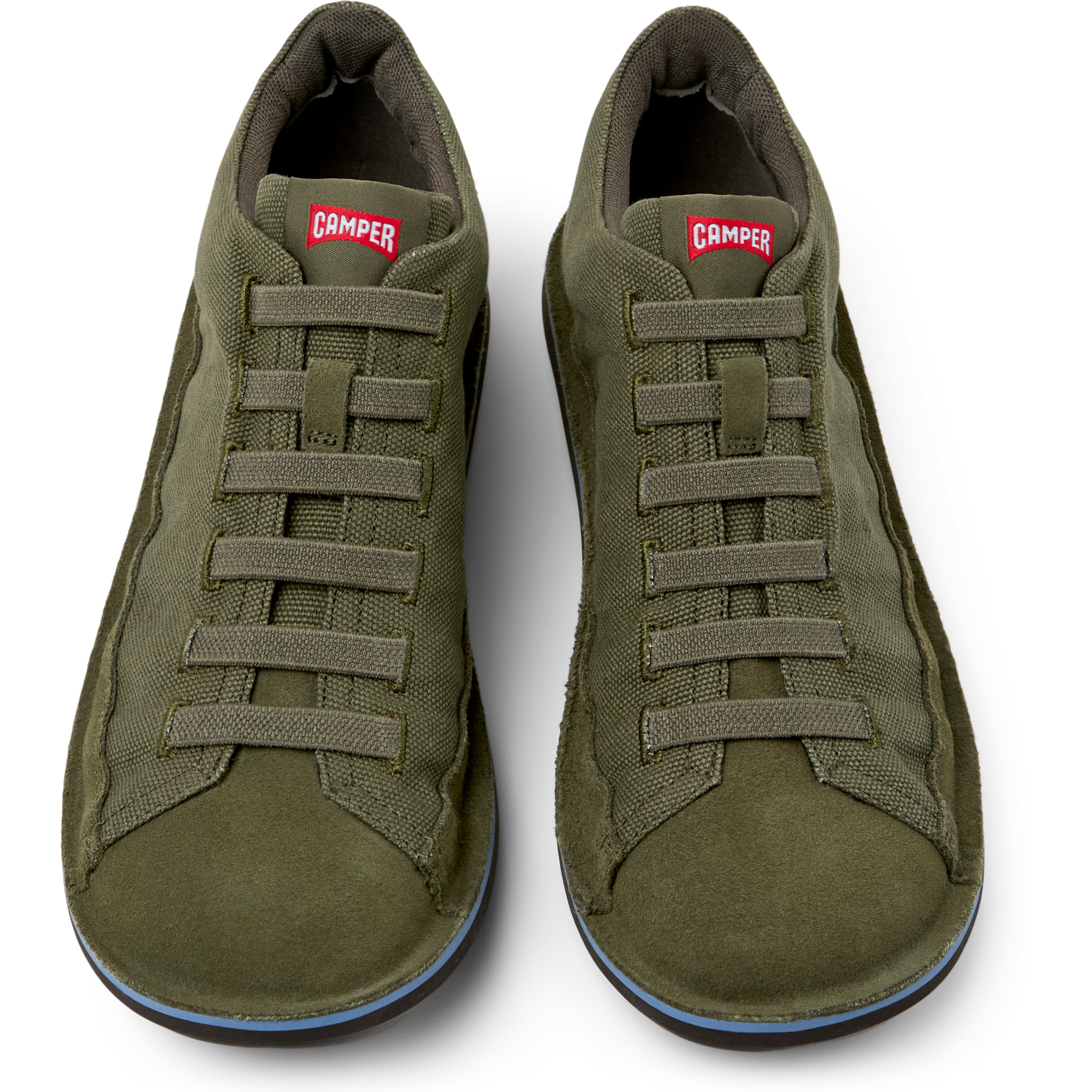 Zapatillas - CAMPER Beetle - Verde - Tejido natural