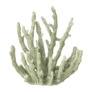 J-Line Corail décoratif - polyrésine - vert menthe - medium - 3 pièces