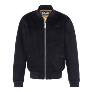 MA-WOOLBOMBER JACKET IN WOOL CLOTH80% WOOL 20% POLYESTERNAVY