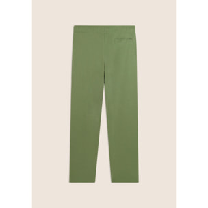 Pantaloni sportivi in cotone a gamba dritta