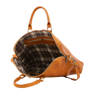 Borsa da lavoro uomo in vera pelle - Modello False - Made in Italy - 37.0 x 27.0 x 6.0 cm