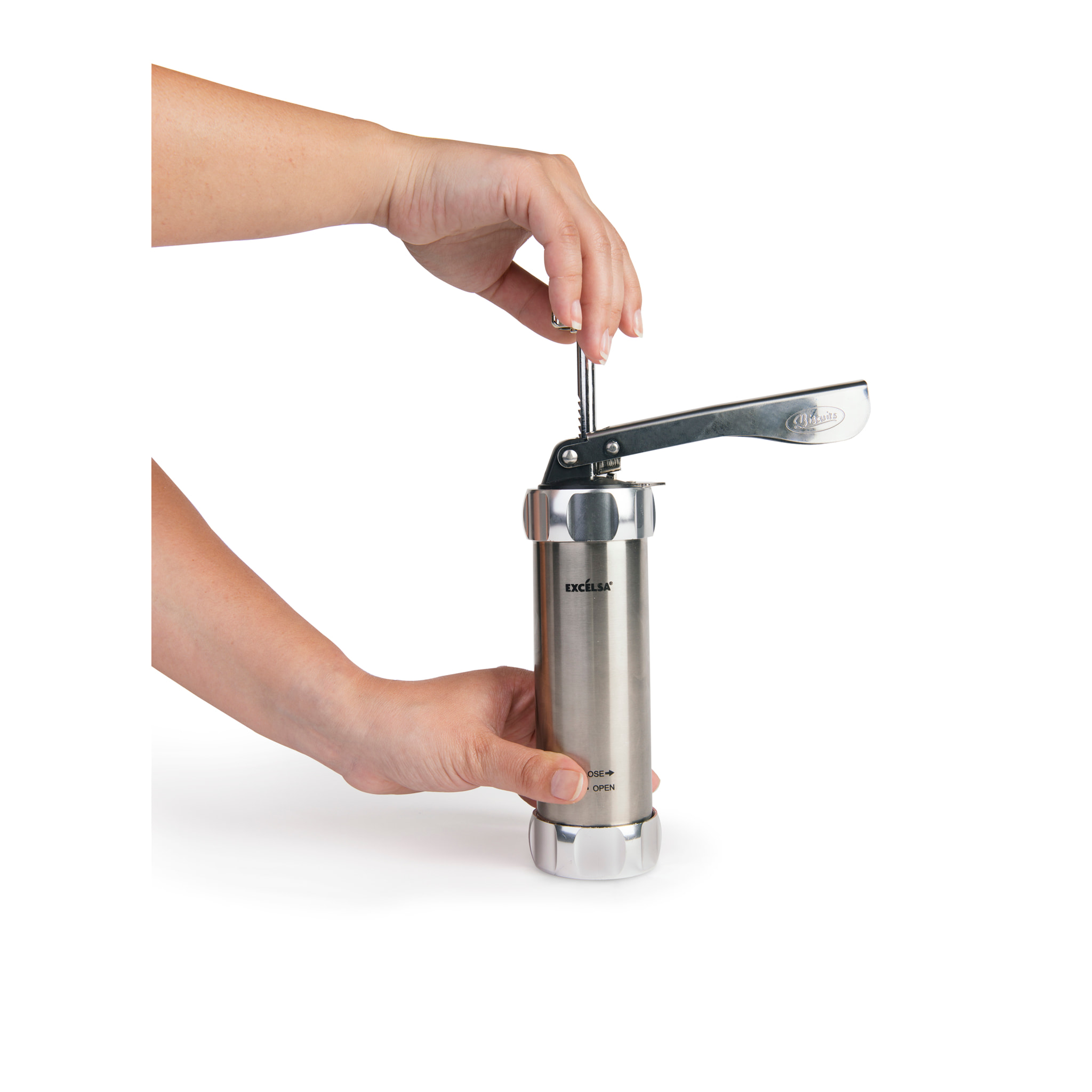 Presse à Biscuits Excelsa – Biscuits, Aluminium Argenté