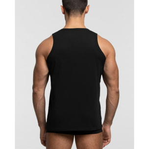 Canotta a spalla grande in cotone organico Cotton Planet vestibilità comfort