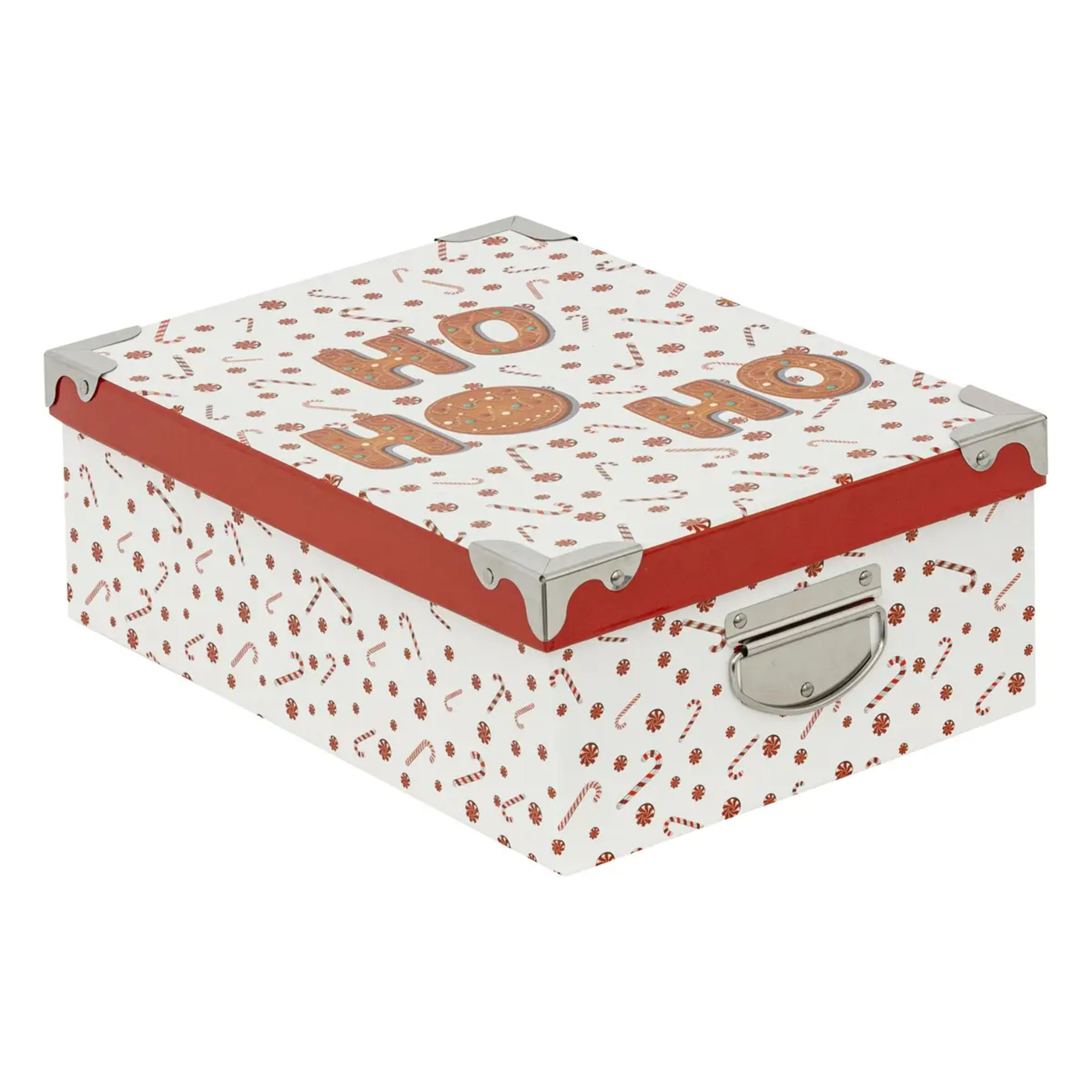 Lot de 6 boîtes rectangles imprimées