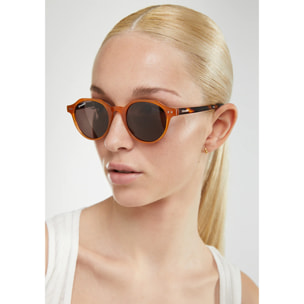 Gafas de Sol Ultra Light S Round Amber / Brown D.Franklin