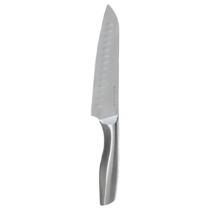 Couteau Santoku inox "Silver Précision" lame 18cm