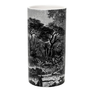 Vase Ceramique Cylindre Black Forest H25cm