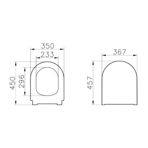 Integra abattant frein de chute, blanc (131-003-009)