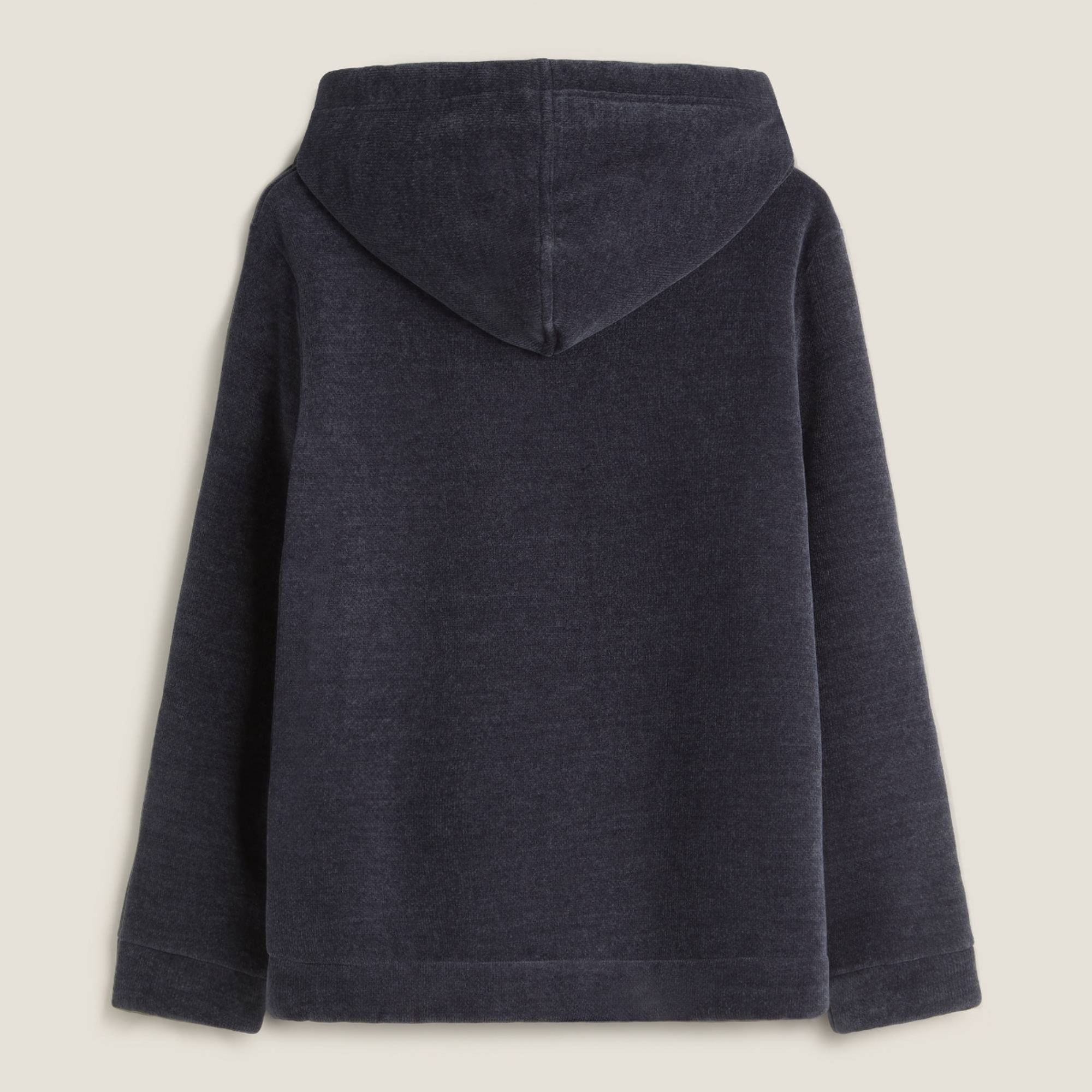 Chaqueta de chenilla con borreguito Esti color azul oscuro Poliéster