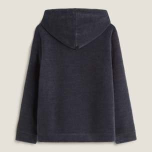 Chaqueta de chenilla con borreguito Esti color azul oscuro Poliéster