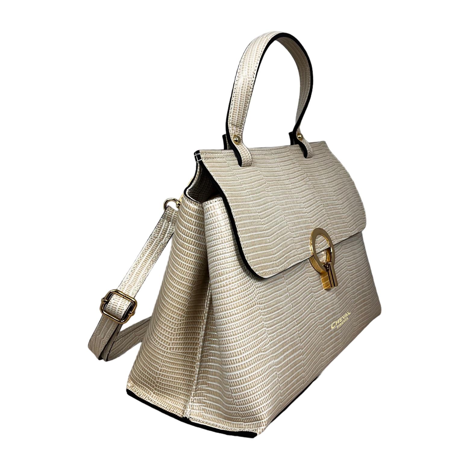 Borsa a mano Cheval Firenze Evelyn Beige