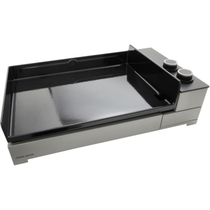 Plancha gaz FORGE ADOUR Premium Acier 60 NG à poser, 58.5x40.5 cm