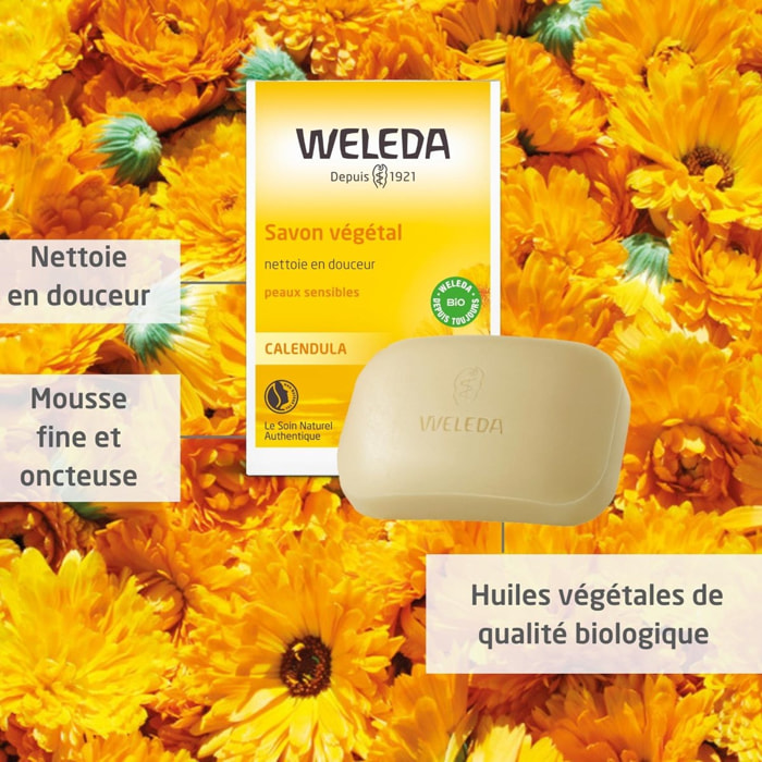 WELEDA - Savon végétal au Calendula - 100 g