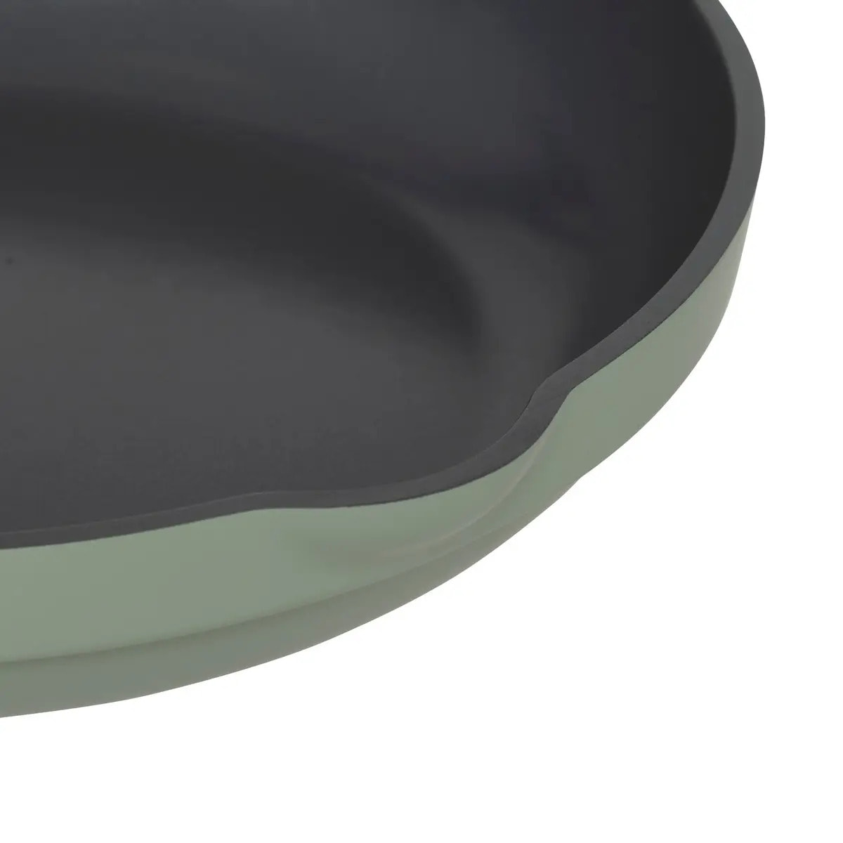 Poêle "Horizon" en aluminium forgé vert D24cm