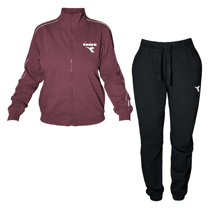 Tuta Donna DIADORA Cotone French Terry Full Zip Art.102182267