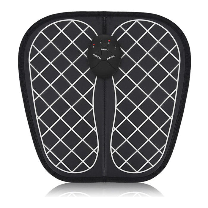 Stimolatore per piedi portatile EMS, con batteria ricaricabile. Massaggiatore per migliorare la circolazione dei piedi.
