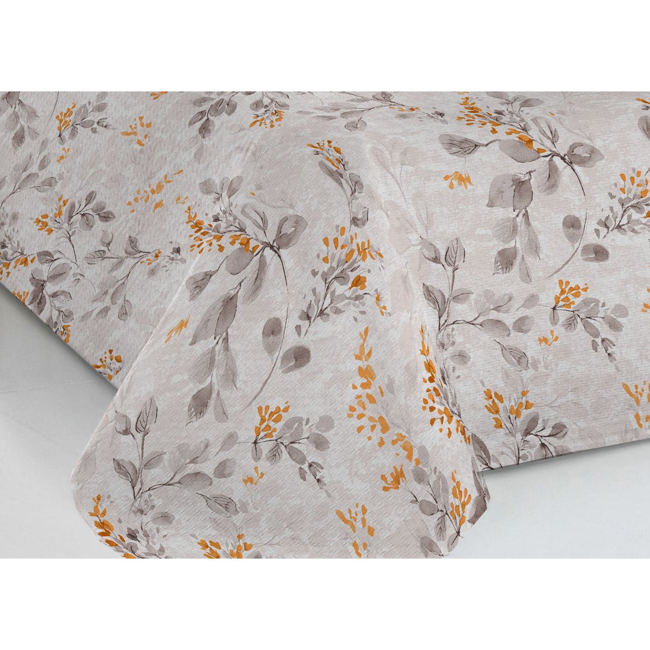 Copriletto Piquet 100% Cotone Linea Sofia Vittoria Ocra