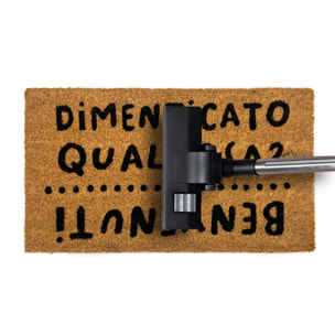 Zerbino Ingresso Casa Antiscivolo In Cocco Scritte Divertenti Dimenticato Qualcosa