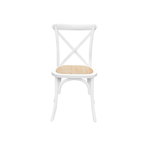 Chaise de bistrot vintage bois (lot de 2) BELLEVILLE