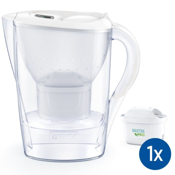 Carafe filtrante BRITA marella blanc