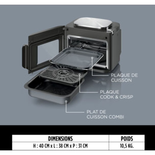 Multicuiseur NINJA Combi Cooker Multicuiseur, four et friteuse sans huile 12-en-1 SFP700EU