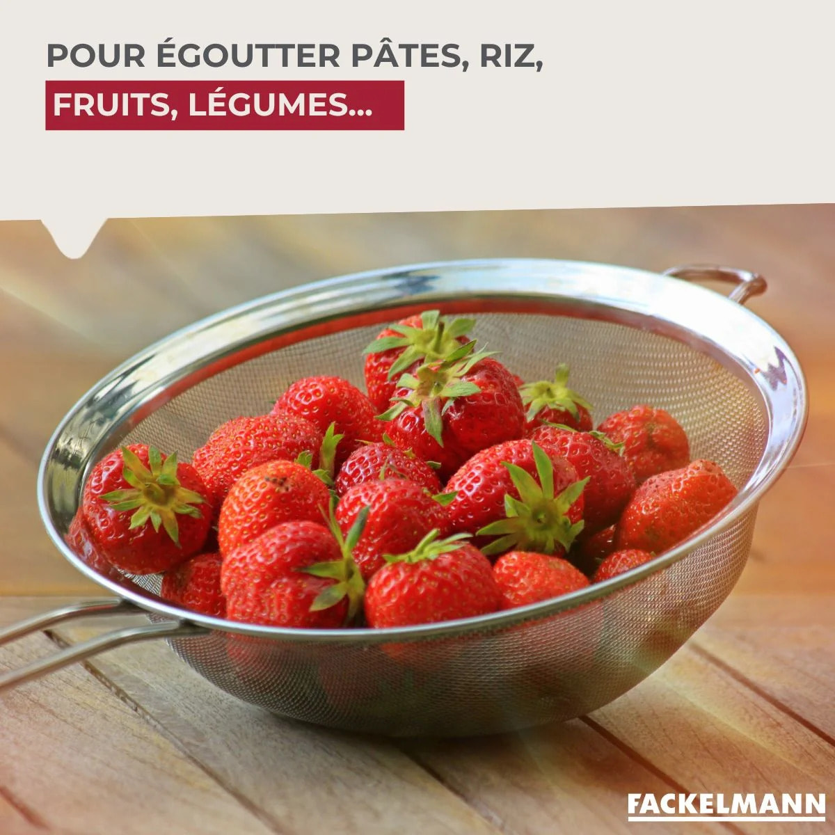 Passoire Chinois en inox Fackelmann