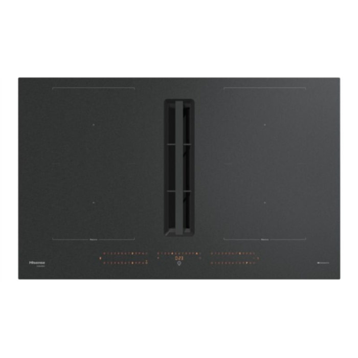 Plaque induction aspirante HISENSE HEH8443BSRWF InfiniteMattGlass
