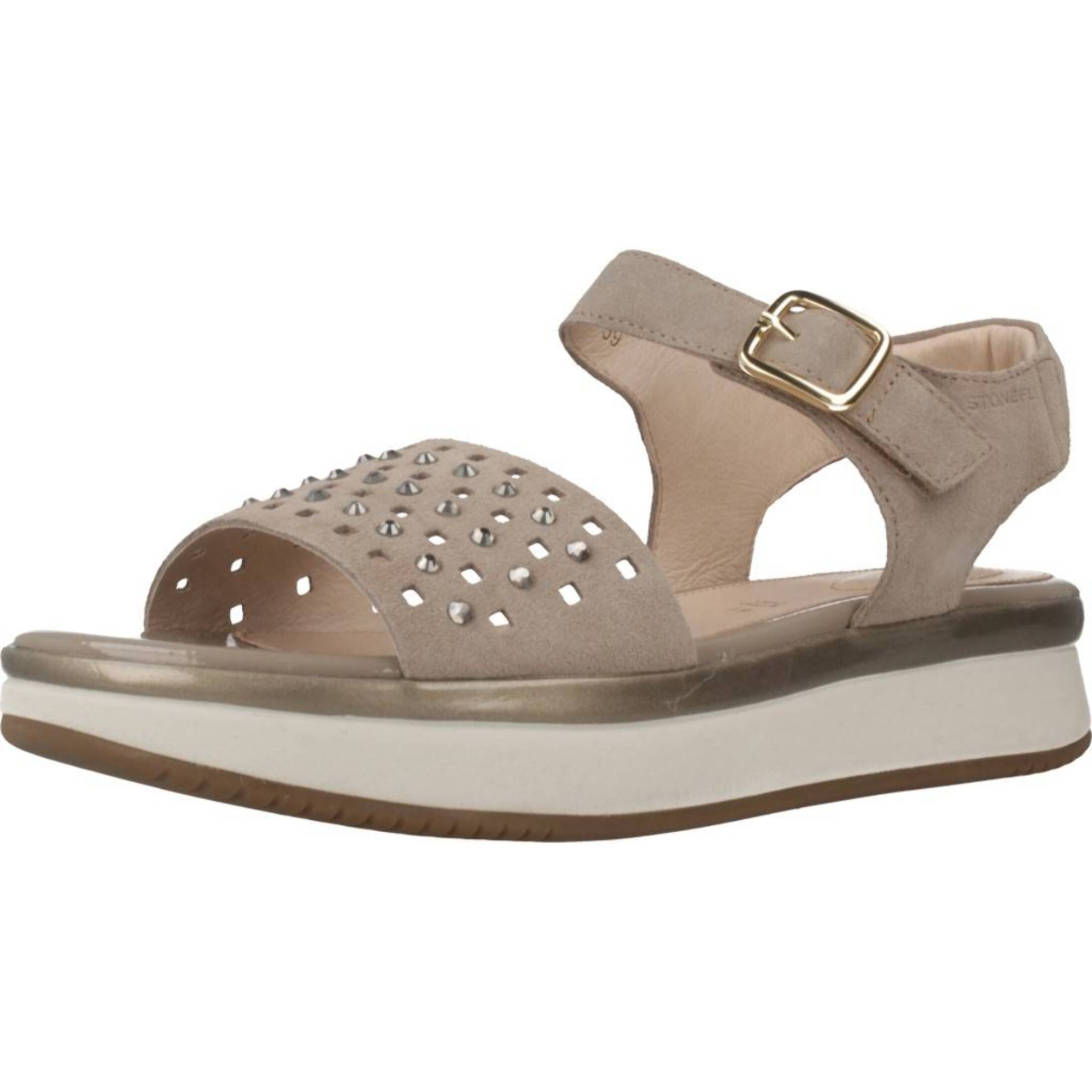 Sandalias Mujer de la marca STONEFLY  modelo LARA 12 VELOUR Brown