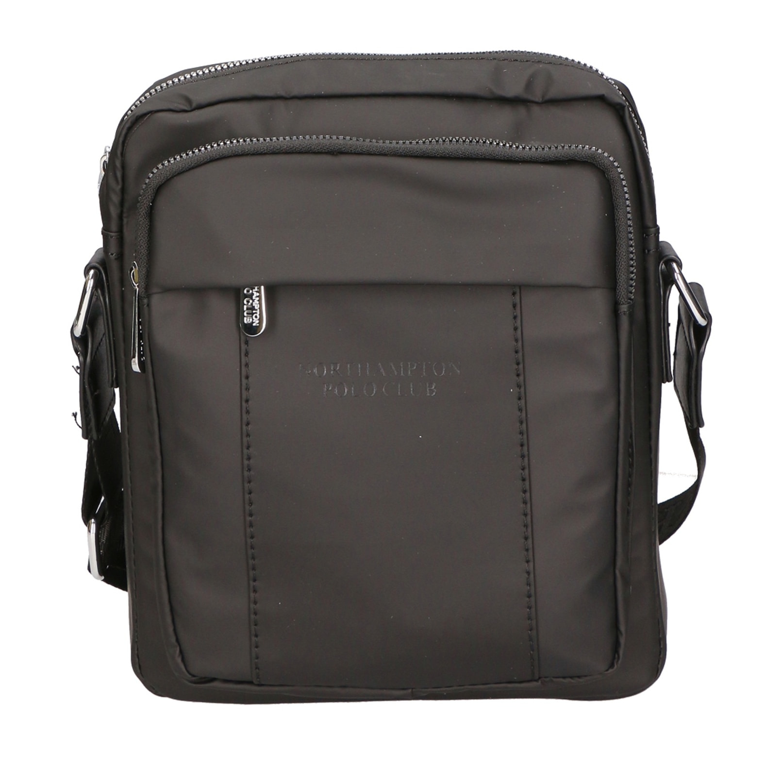 Borsa a tracolla uomo - Modello False - 100% pelle PU - 20.0 x 23.0 x 4.0 cm