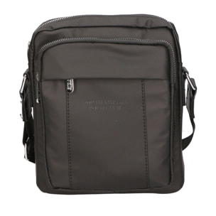 Borsa a tracolla uomo - Modello False - 100% pelle PU - 20.0 x 23.0 x 4.0 cm