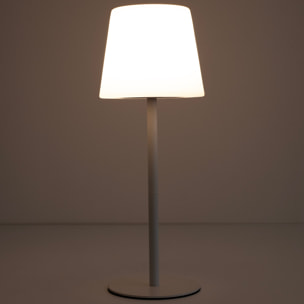 Lampe A Poser Ip44 Rechargeable Blanc