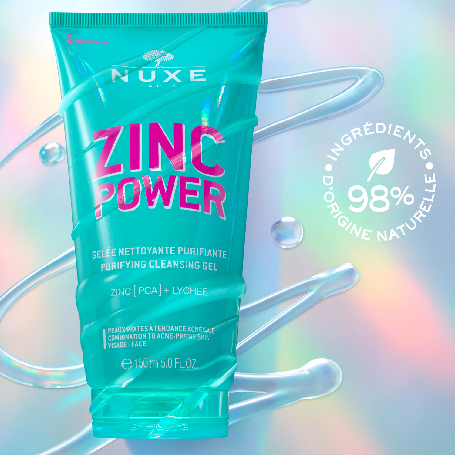 Zinc Power - Gelée Nettoyante Purifiante 150ml