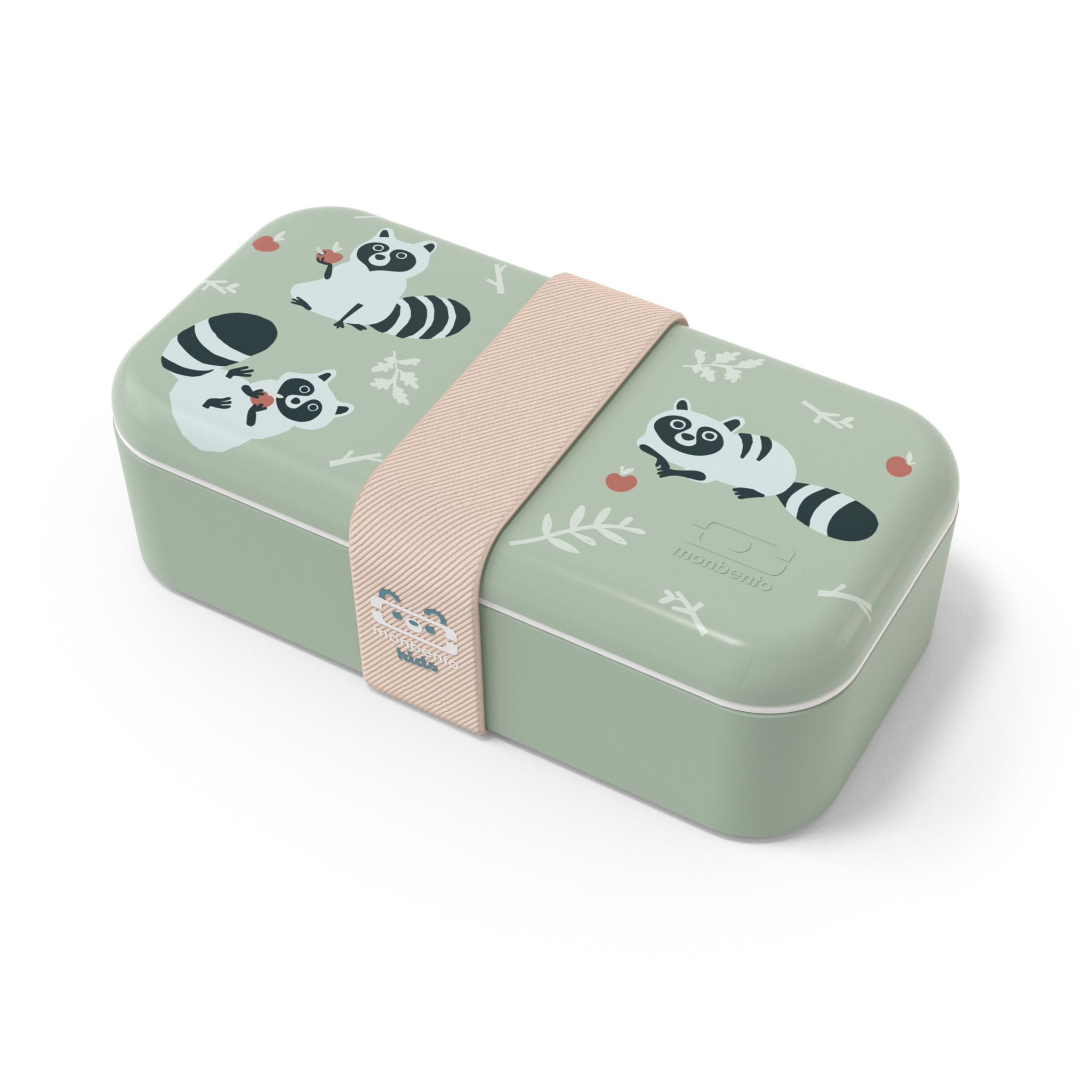 Lunch box enfant  Foodie 500ml Made in France Vert Raton Laveur