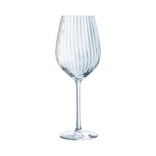 4 verres à pied 47 cl Serena Lines - Luminarc