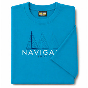 T-shirt Uomo Navigare Girocollo, Art. 968911 Pool