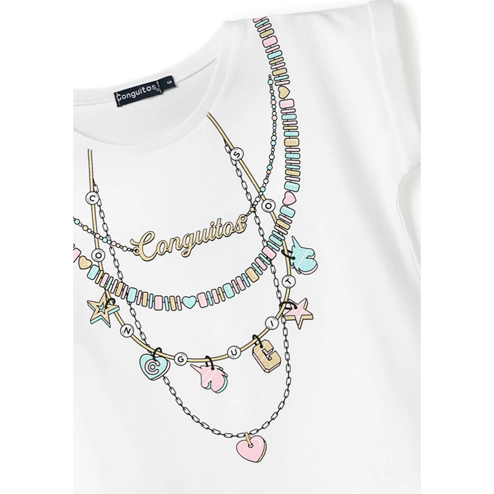 Camiseta Collares Blanco