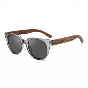 Gafas de Sol Feler 1543-13 Polarizadas de Madera Unisex 48 mm