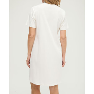 Camisón mujer lencero raso de manga corta