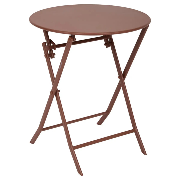 Table de jardin Greensboro 2 places pliable D60cm acajou