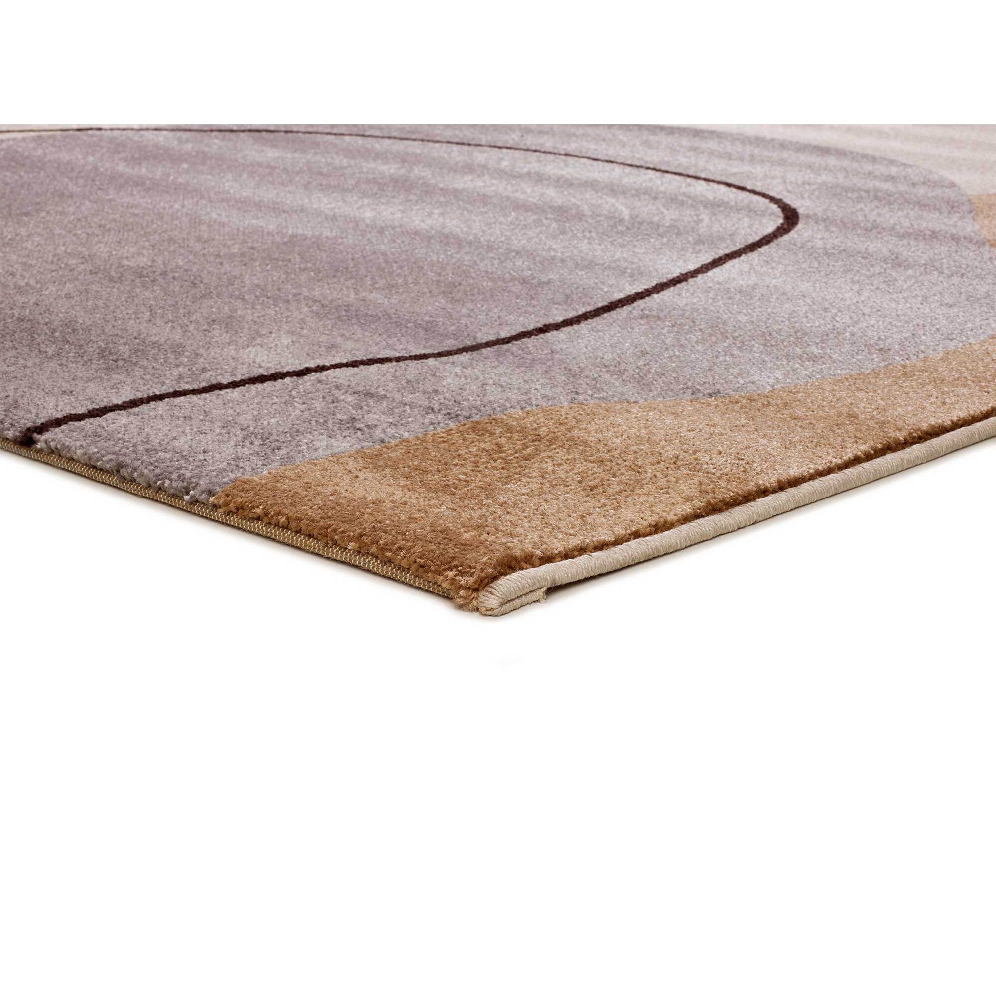NEW YORK Alfombra con formas orgÃ¡nicas en tonos beige y gris, varias medidas disponibles.