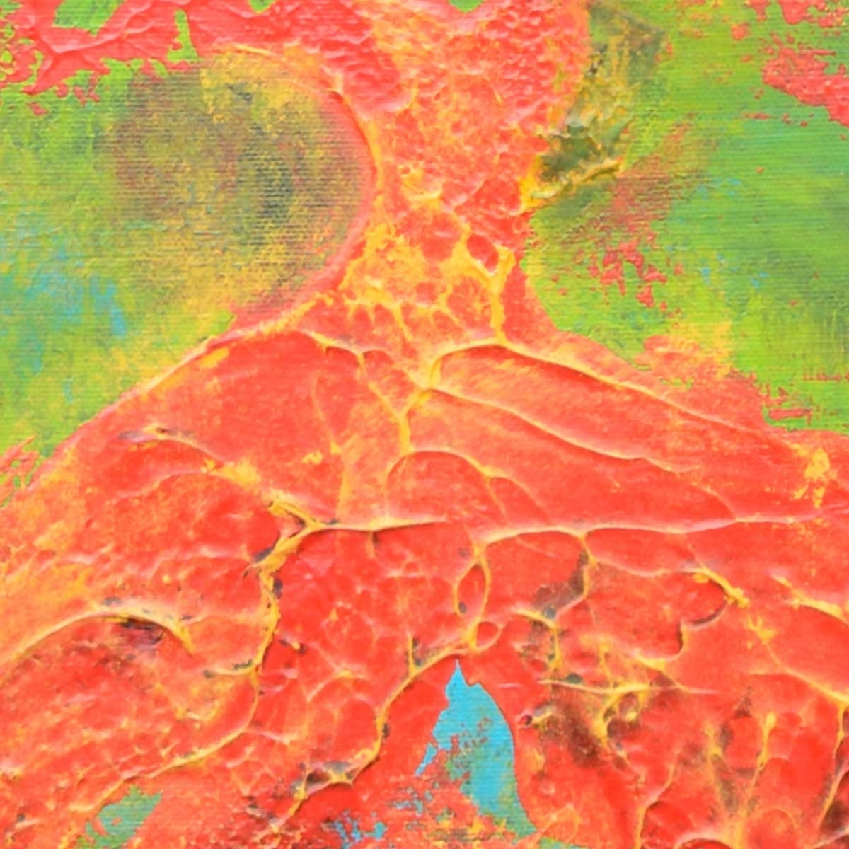 Affiche abstrait andalouse au chapeau Affiche + cadre en bois - Chêne