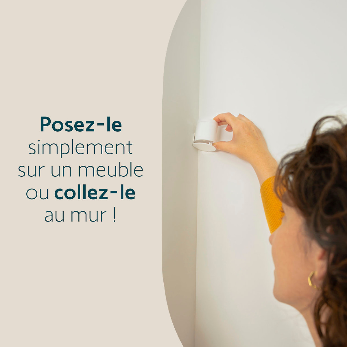 Détecteur de Mouvement Intérieur - Compatible Animaux – Fabriqué en France