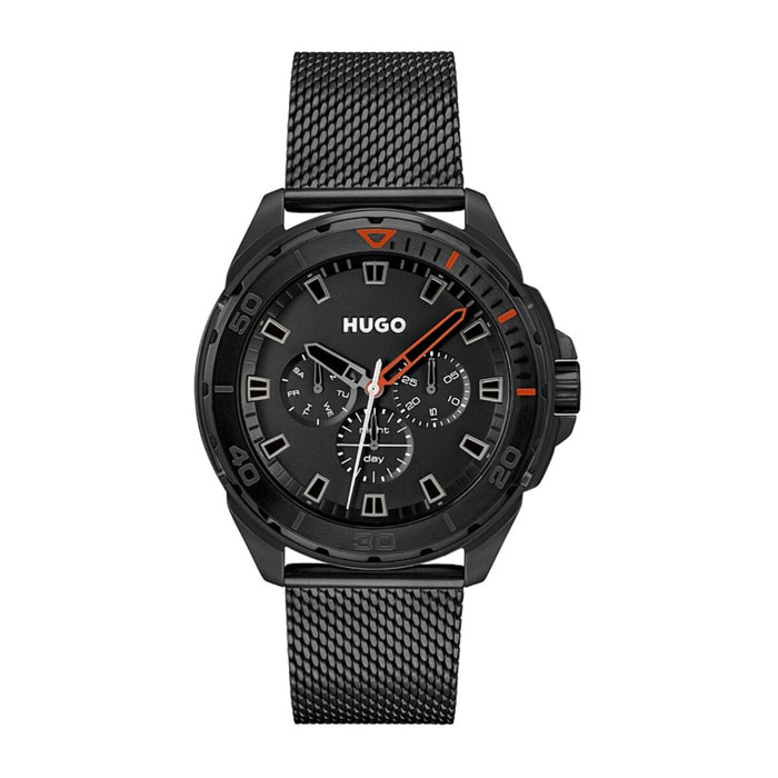 Reloj Hugo 1530289 Hombre Analogico Cuarzo con Correa de Acero inoxidable