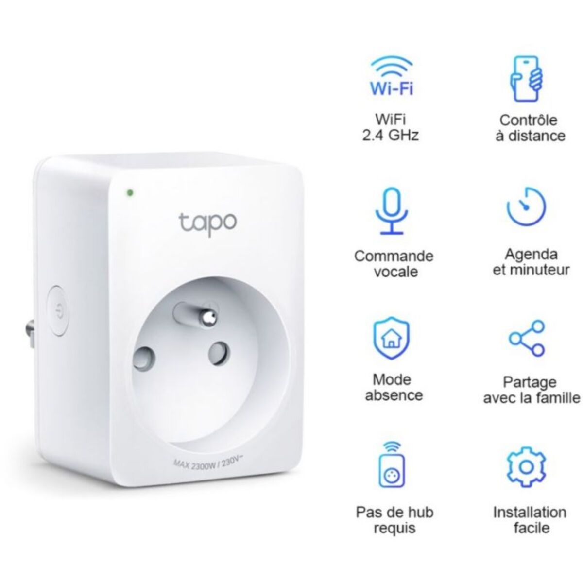 Prise connectée TP-LINK Tapo P110 (suivi conso)