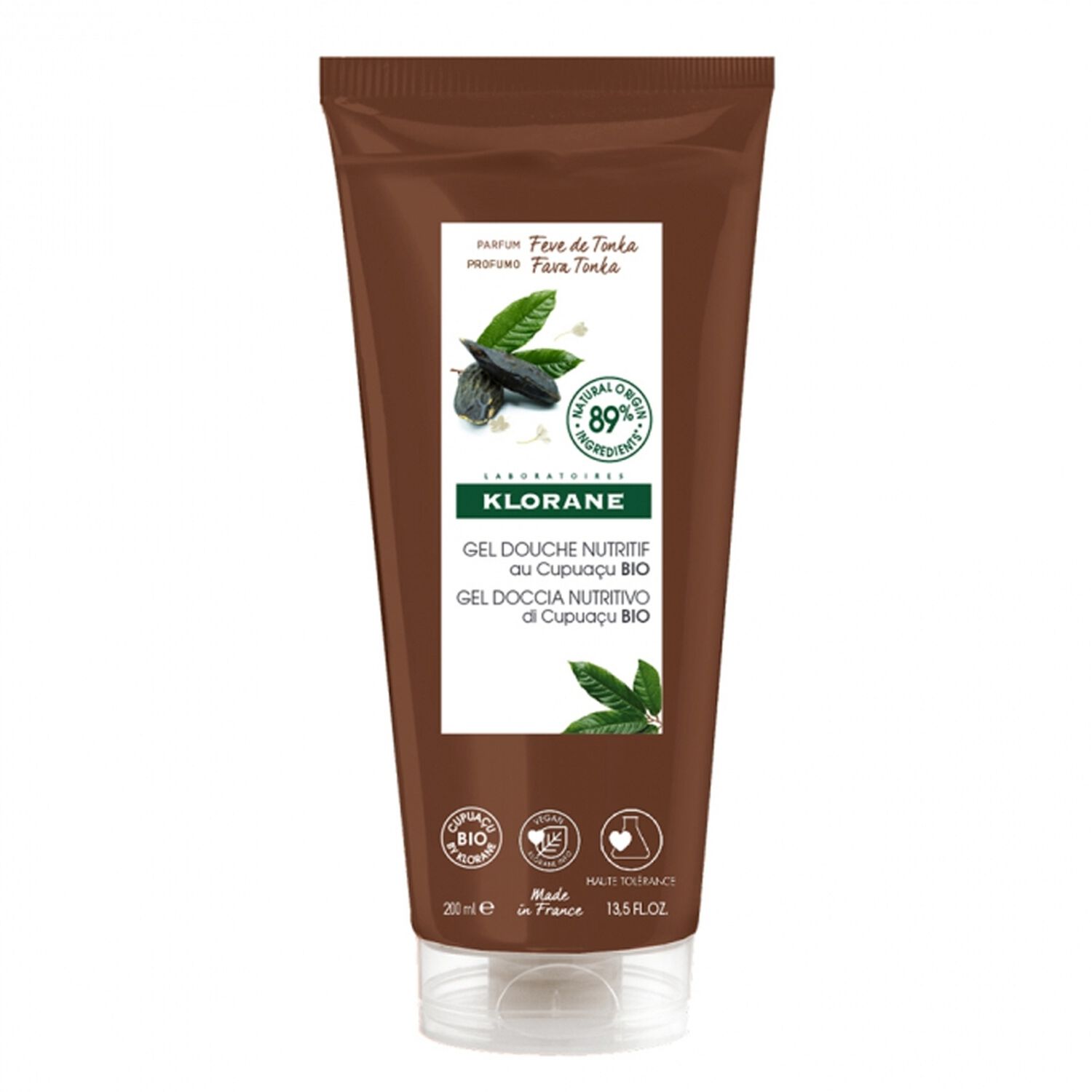 Fève de Tonka Bio - Gel Douche - 200 ml