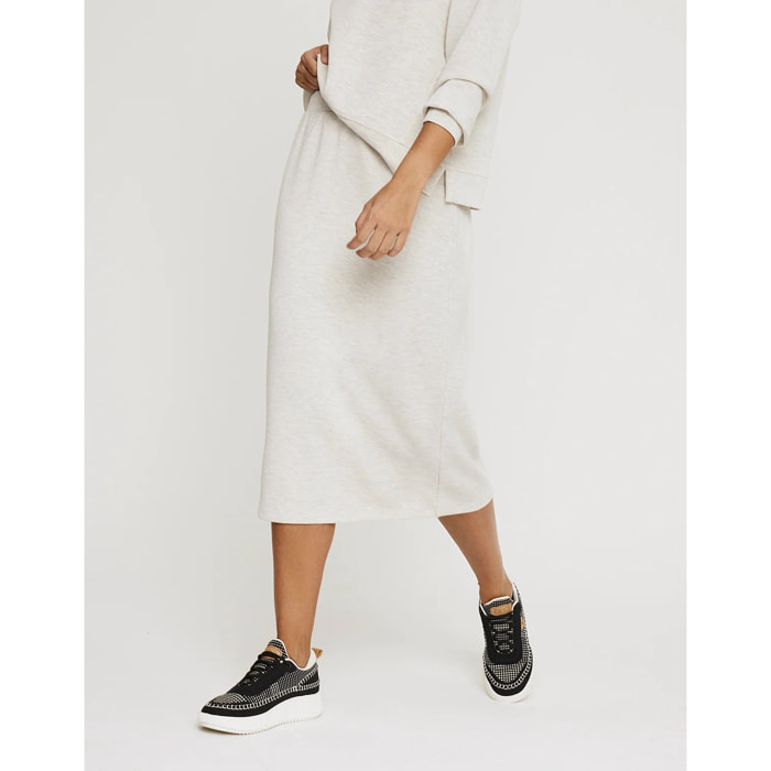 Falda Midi Gris - Rovium