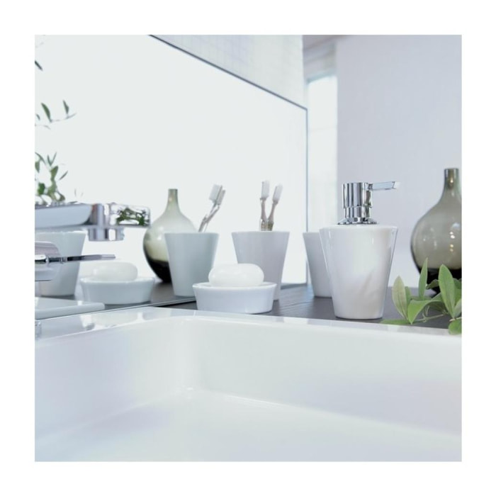 Distributeur de savon Porcelaine MAX LIGHT Blanc Spirella