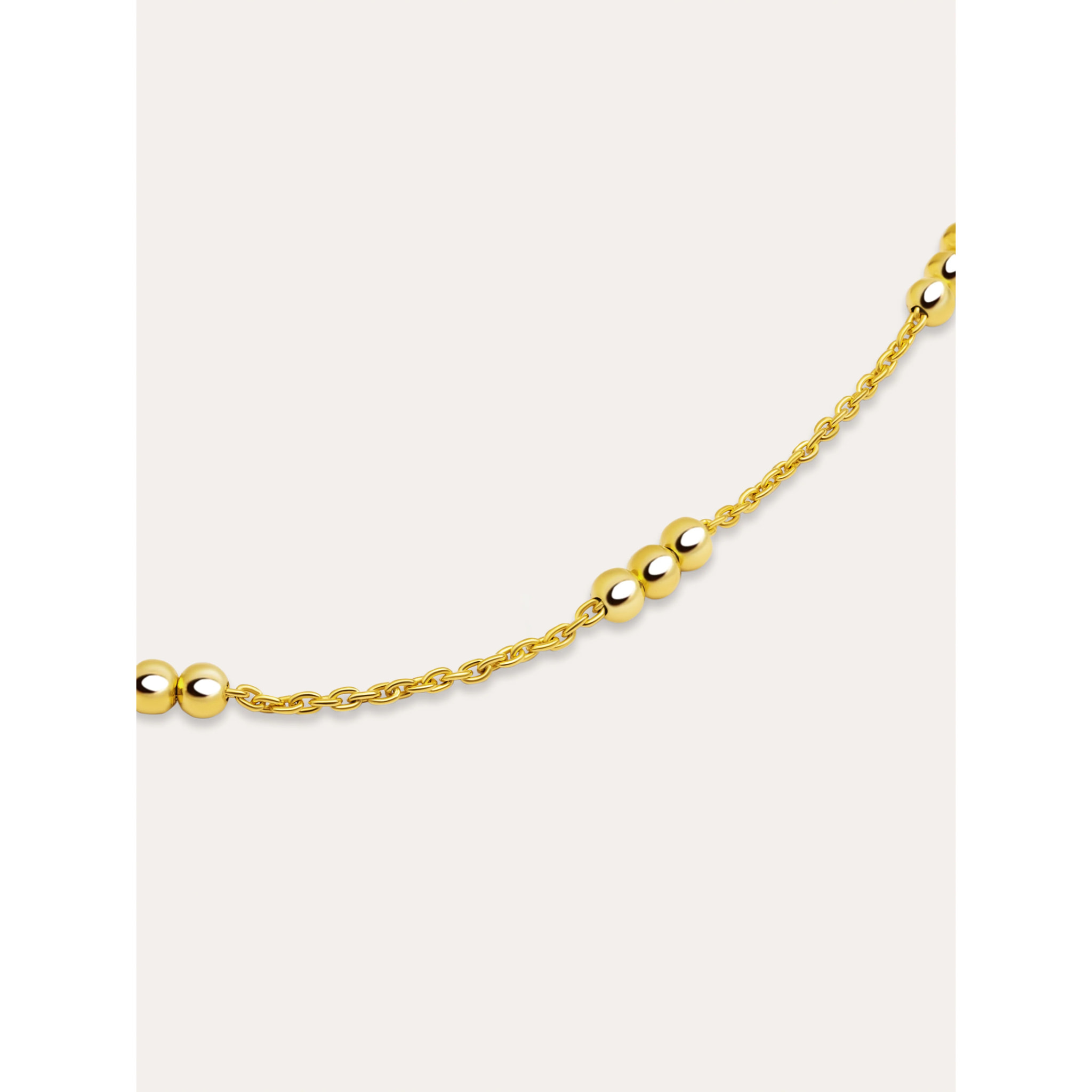Collana Triple Dots Argento Placcato Oro