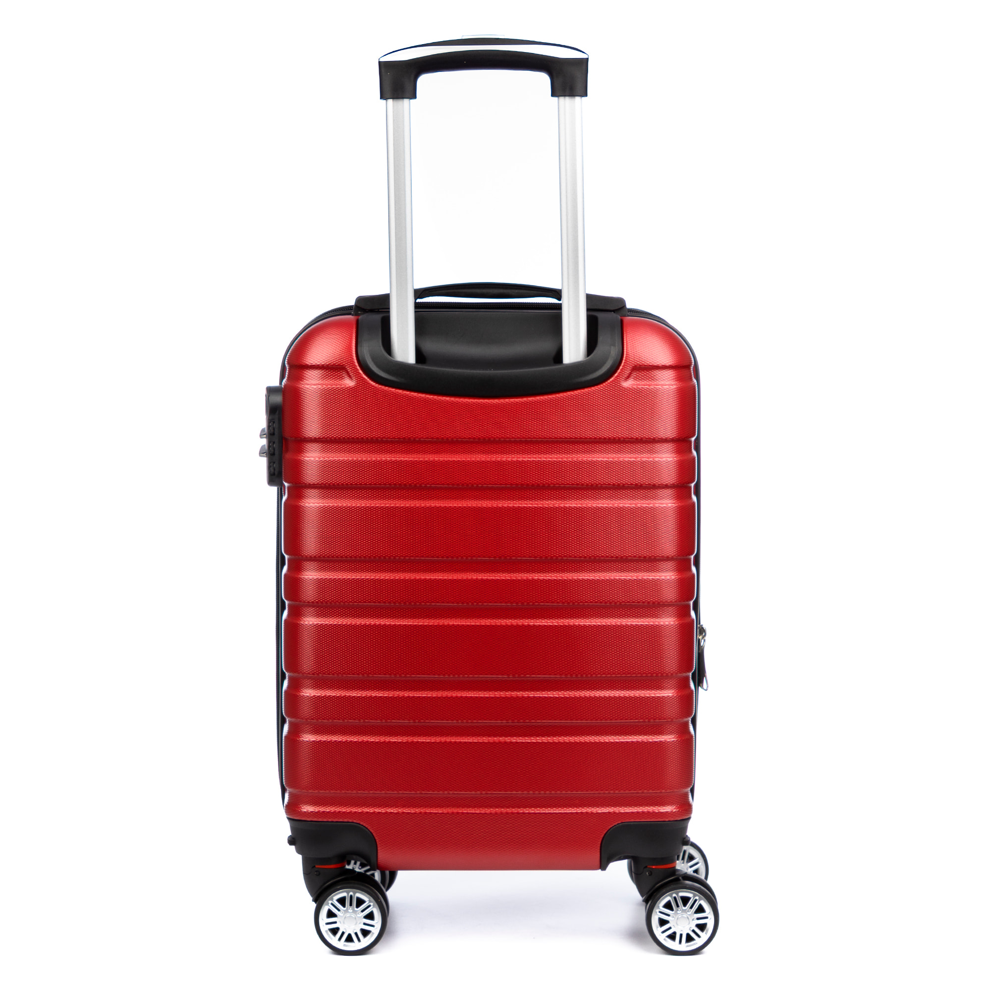 Juego de 2 maletas Trolley extensibles, en material ligero ABS de alta resistencia con esquinas reforzadas. Cerradura numérica, 4 ruedas dobles giratorias 360° y extraíbles.